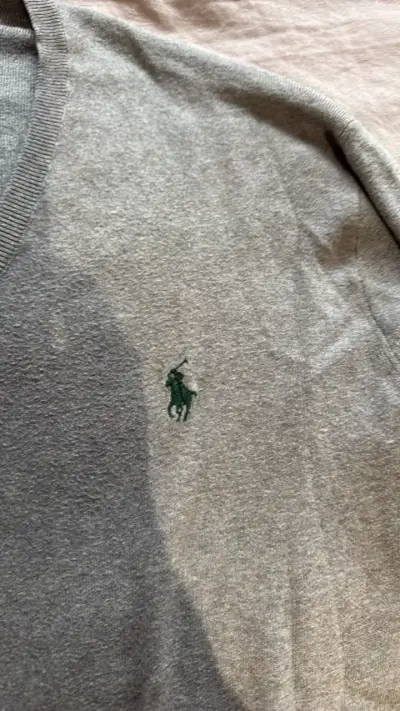 Sweater hombre gris Polo Ralph Lauren - miniatura 3