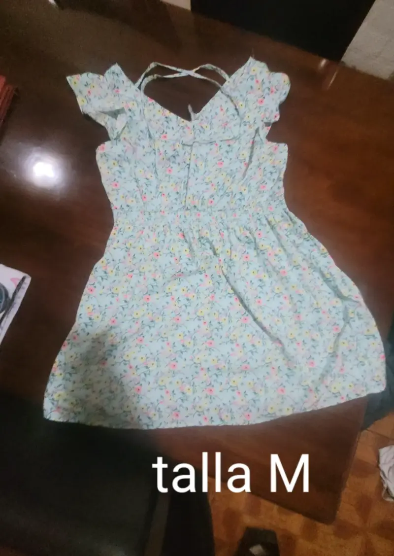 Vestido floral talla M para mujer