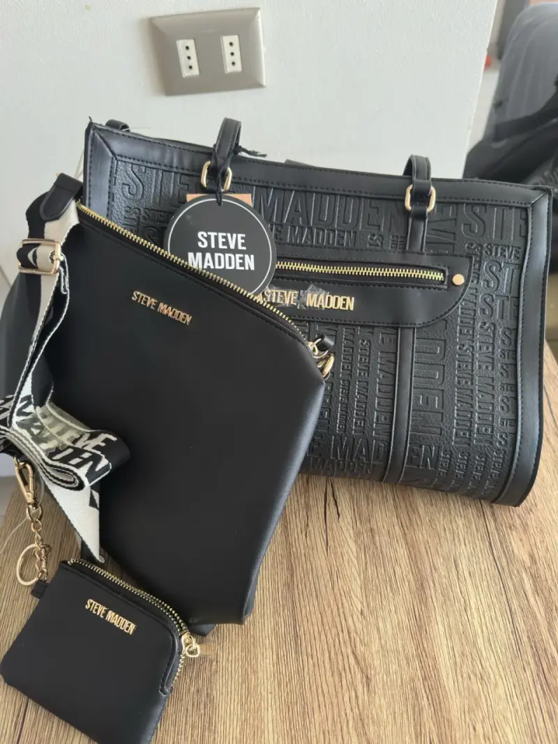 Set de carteras Steve Madden negras - 1