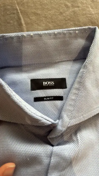 Camisa formal celeste para hombre - miniatura 2