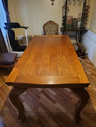 Mesa de comedor de madera sólida - miniatura 2
