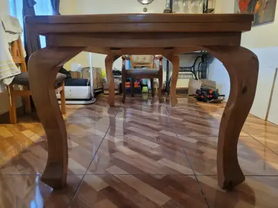 Mesa de comedor de madera sólida - miniatura 3