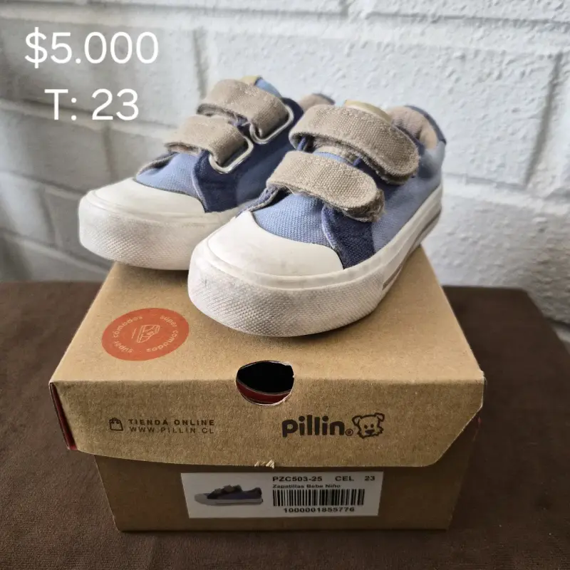 Zapatillas de bebé Pillin talla 23