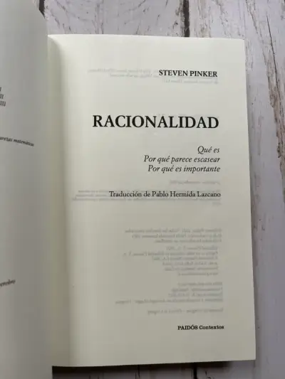 Libro Racionalidad de Steven Pinker - miniatura 2