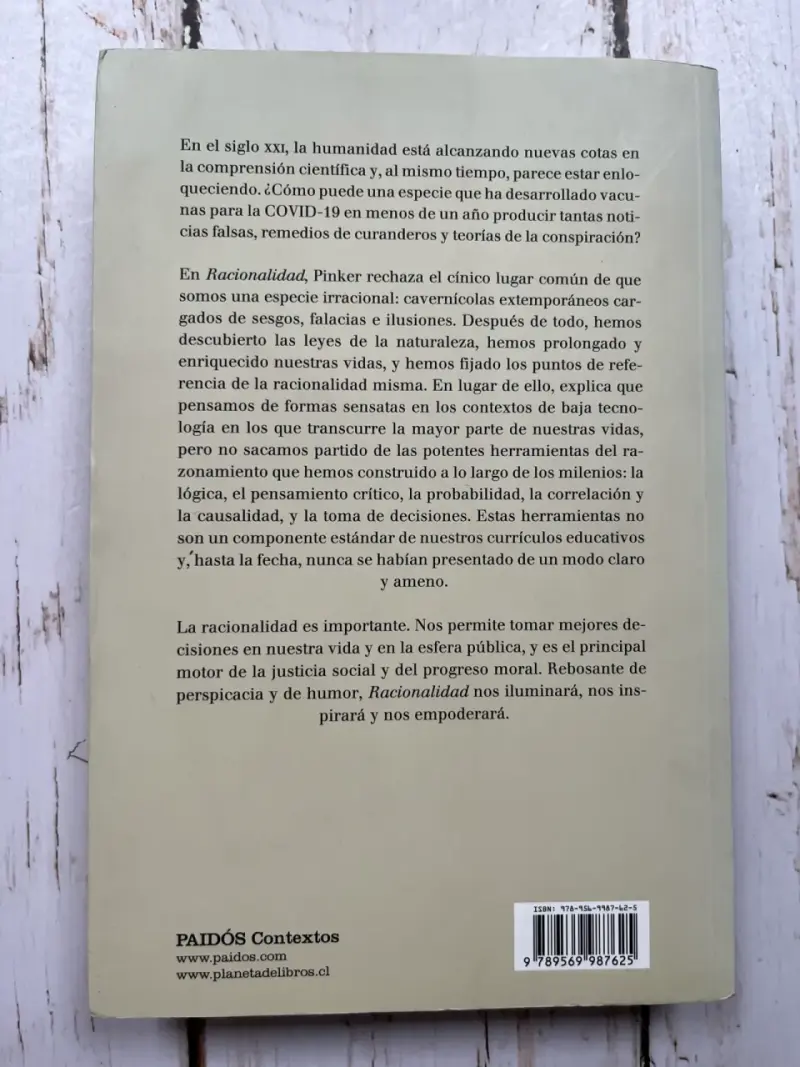 Libro Racionalidad de Steven Pinker - 4