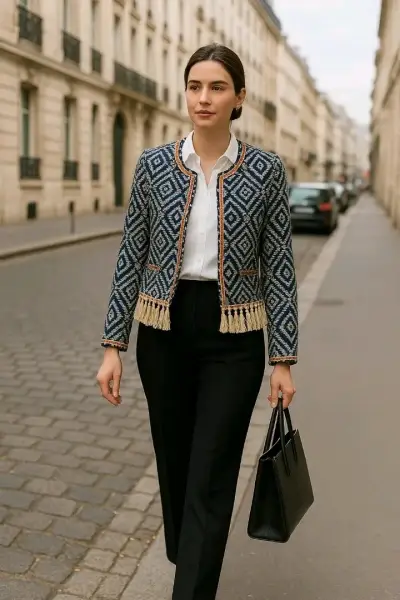 Chaqueta marca española nueva con diseño - miniatura 1