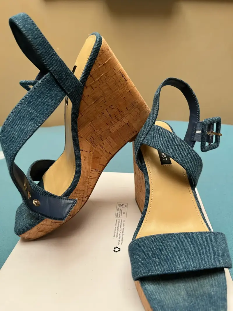 Sandalias de mezclilla Nine West - 3
