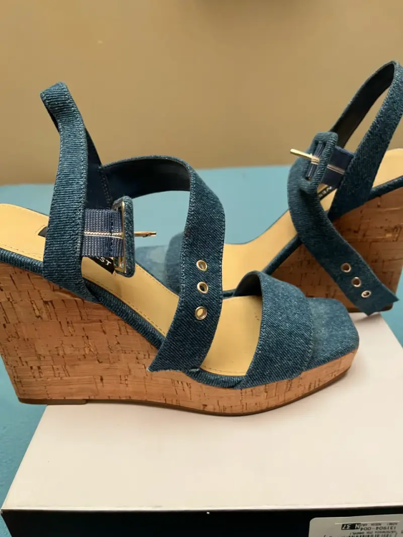Sandalias de mezclilla Nine West - 4