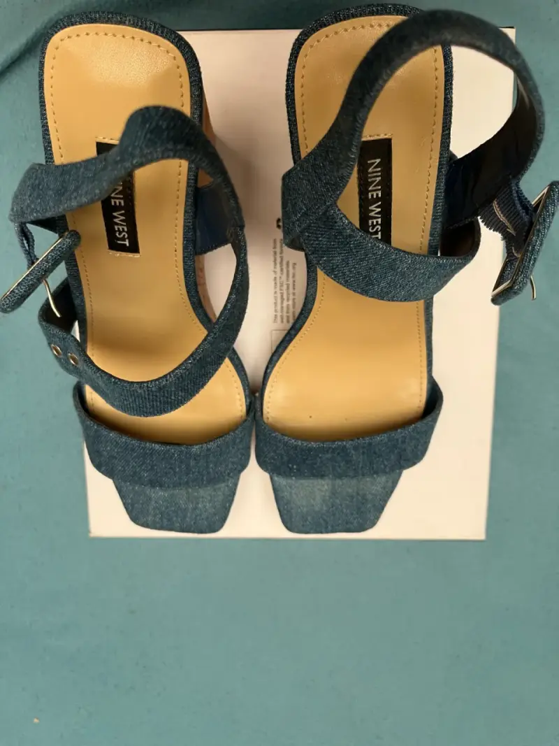 Sandalias de mezclilla Nine West - 5