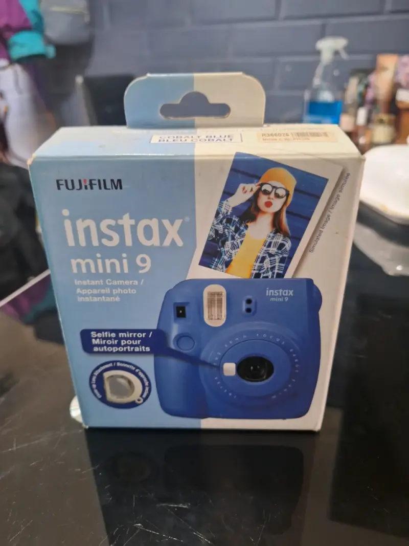 Cámara instantánea Fujifilm Instax Mini 9 azul