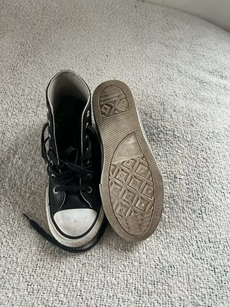 Zapatillas negras Converse - 1