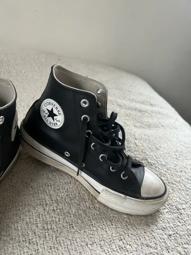 Zapatillas negras Converse - 4