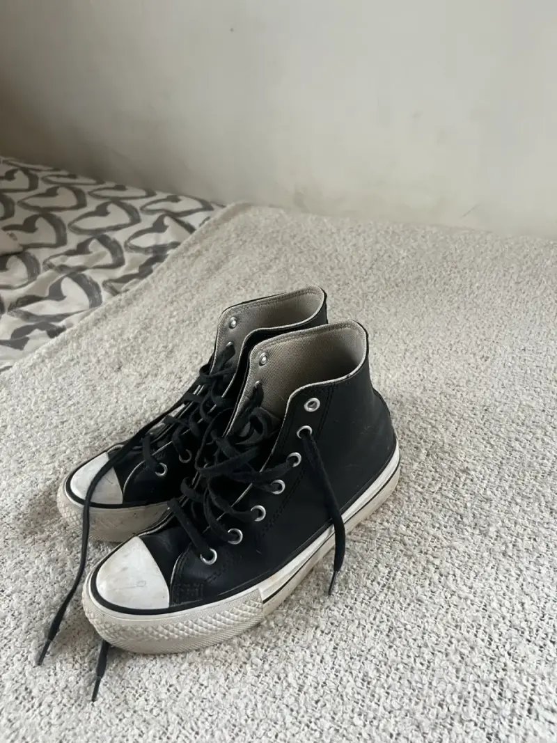 Zapatillas negras Converse - 5