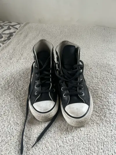Zapatillas negras Converse - miniatura 6