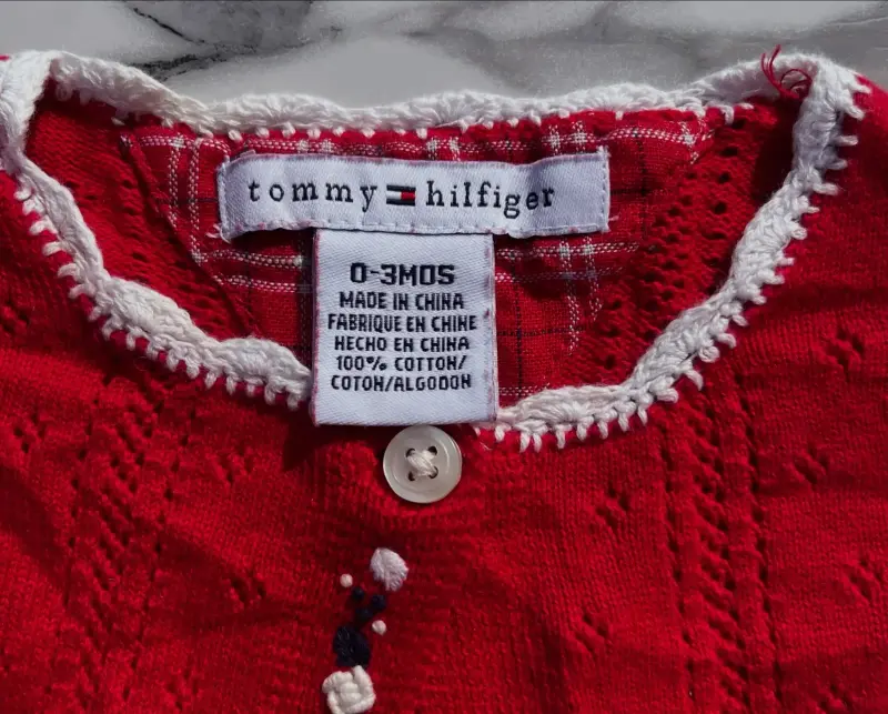 Chaleco rojo Tommy Hilfiger para bebé - 2