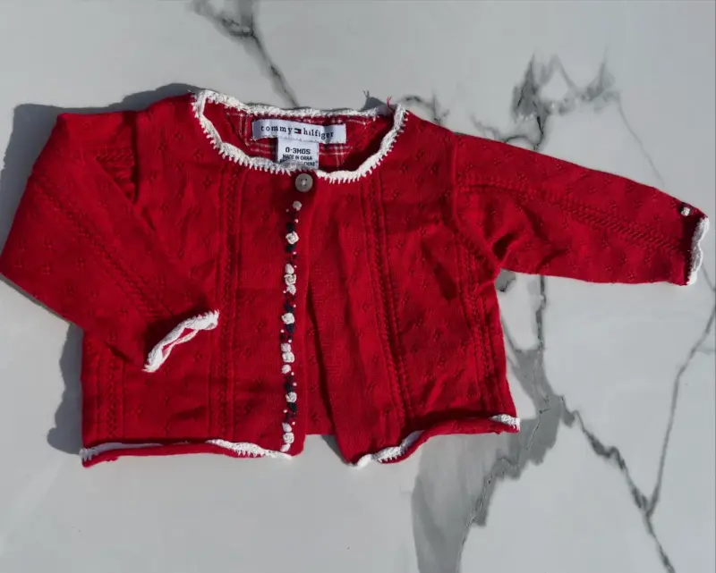 Chaleco rojo Tommy Hilfiger para bebé - 4
