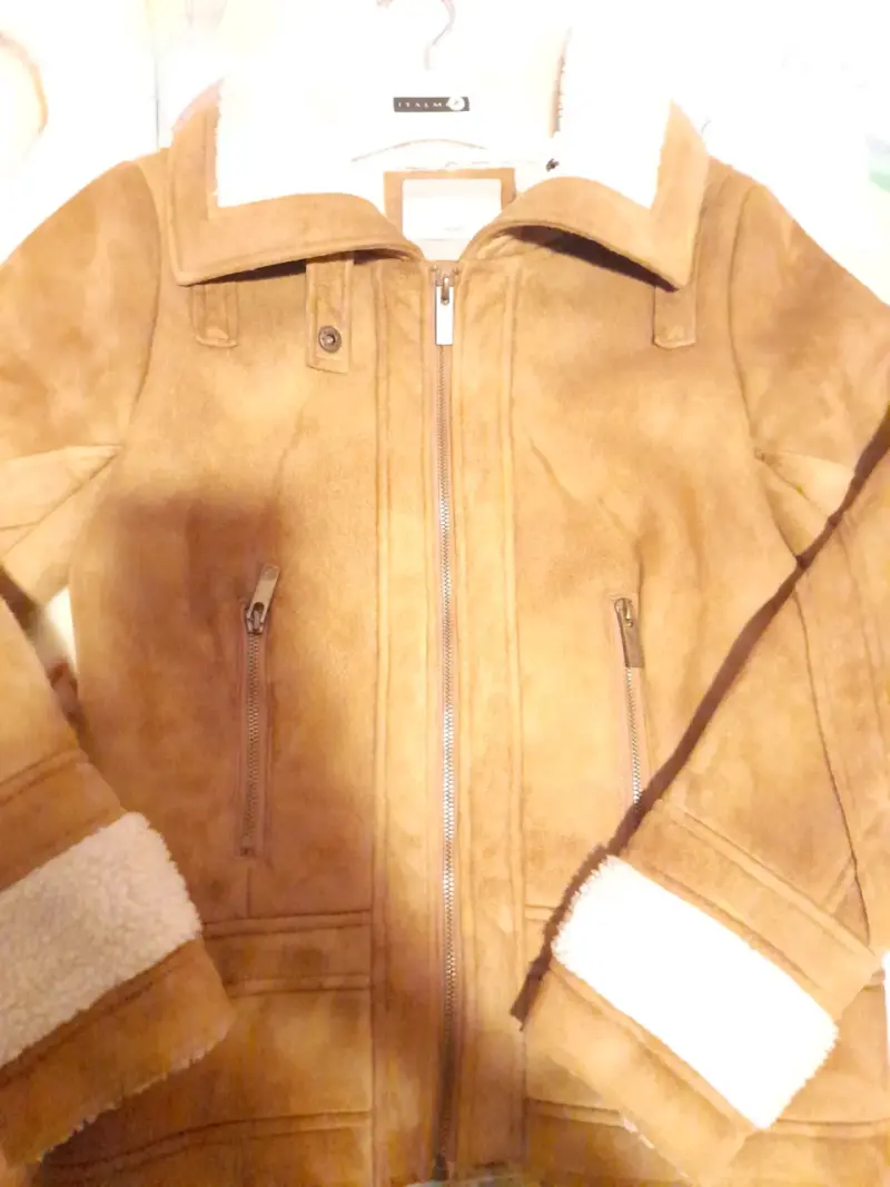 Chaqueta de gamuza con forro de lana - 3