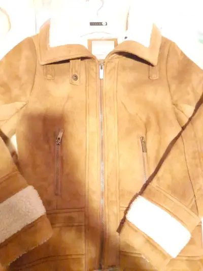 Chaqueta de gamuza con forro de lana - miniatura 3