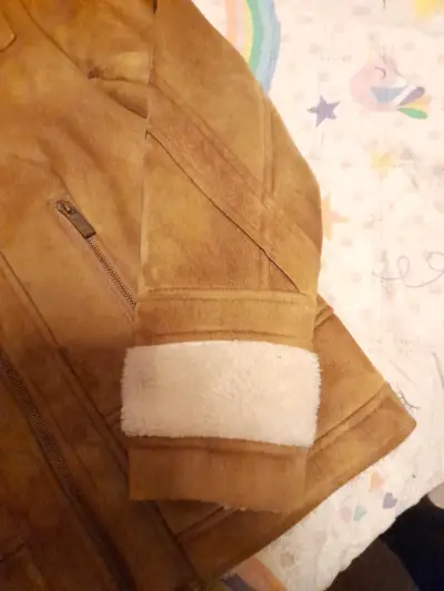 Chaqueta de gamuza con forro de lana - miniatura 5
