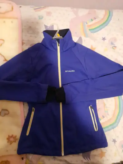 Chaqueta softshell Columbia azul para mujer - miniatura 1