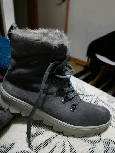 Botas de invierno impermeables grises - miniatura 5