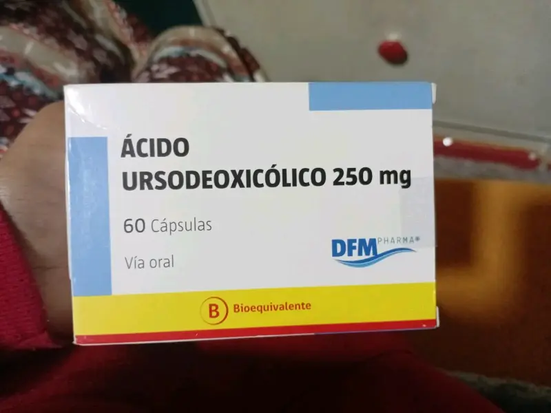 Ácido Ursodeoxicólico 250 mg 60 cápsulas - 1