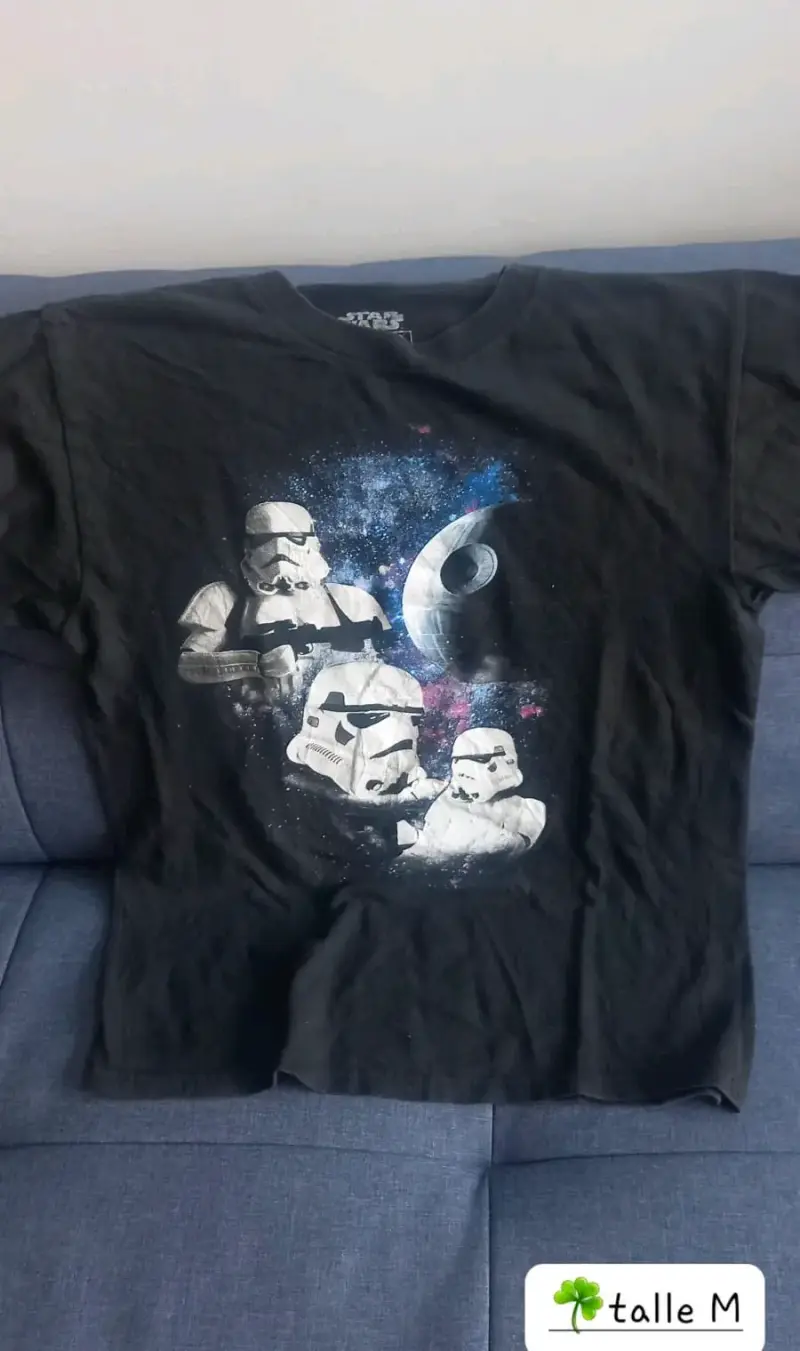 Polera Star Wars Chewbacca azul talla M - 3