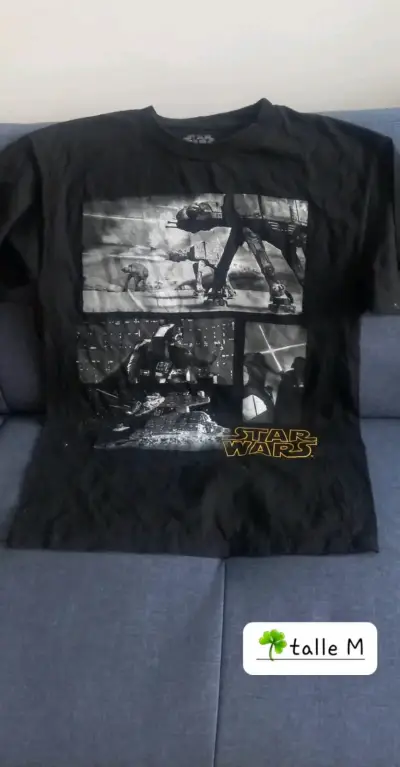 Polera Star Wars Chewbacca azul talla M - miniatura 4