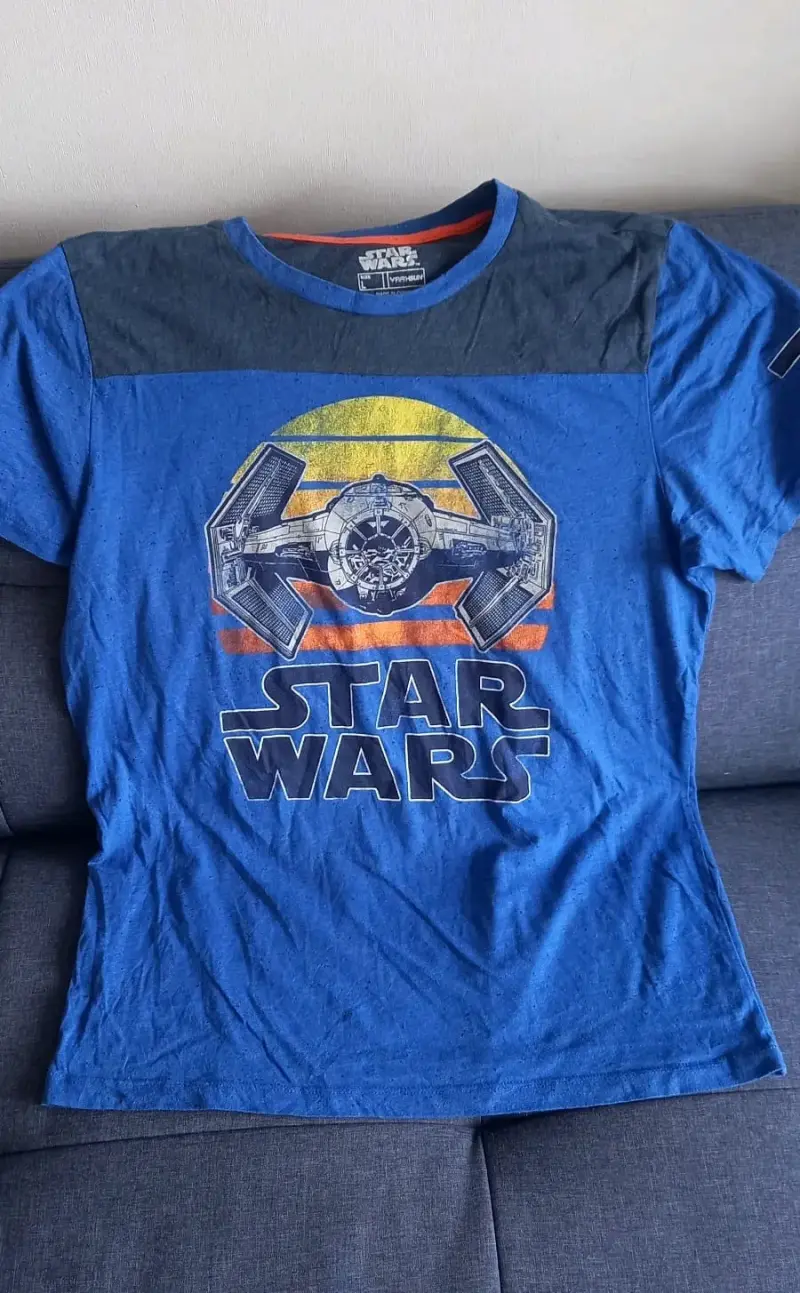 Polera Star Wars Chewbacca azul talla M - 6