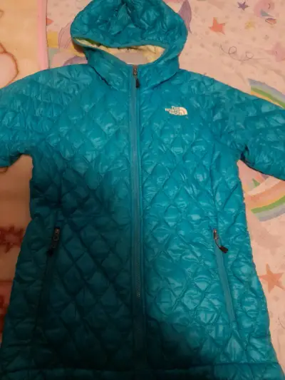 Parka turquesa The North Face con capucha - miniatura 3