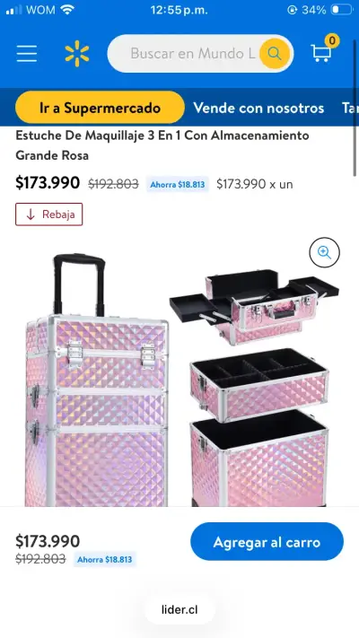 Maleta organizadora de maquillaje o manicurista - miniatura 3