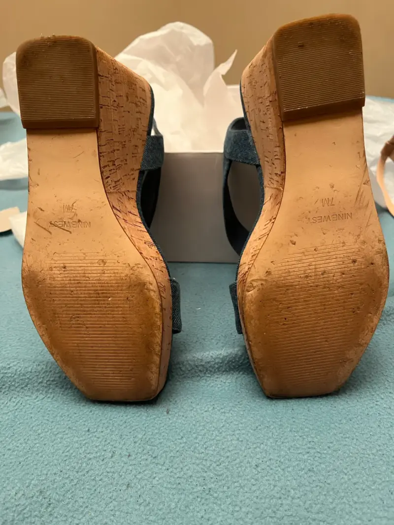 Sandalias de mezclilla Nine West - 6