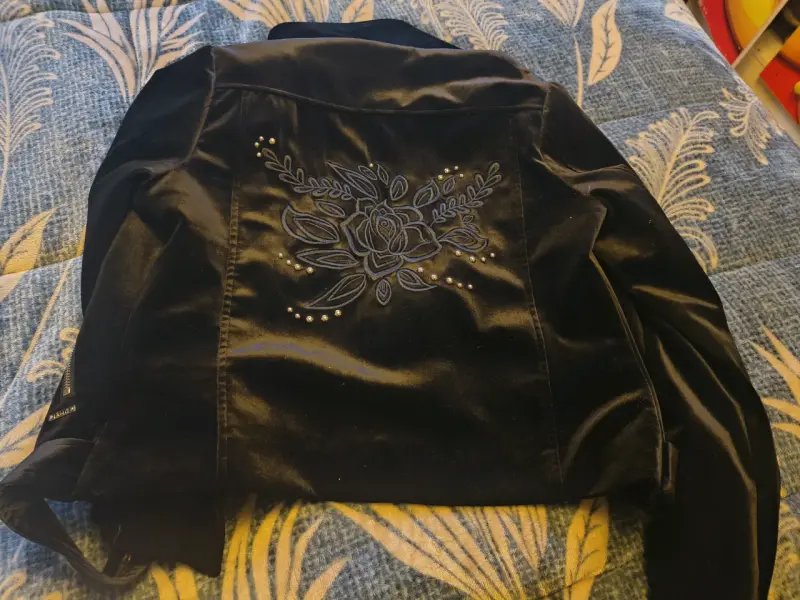 Chaqueta negra tercio pelo hermosa - 2