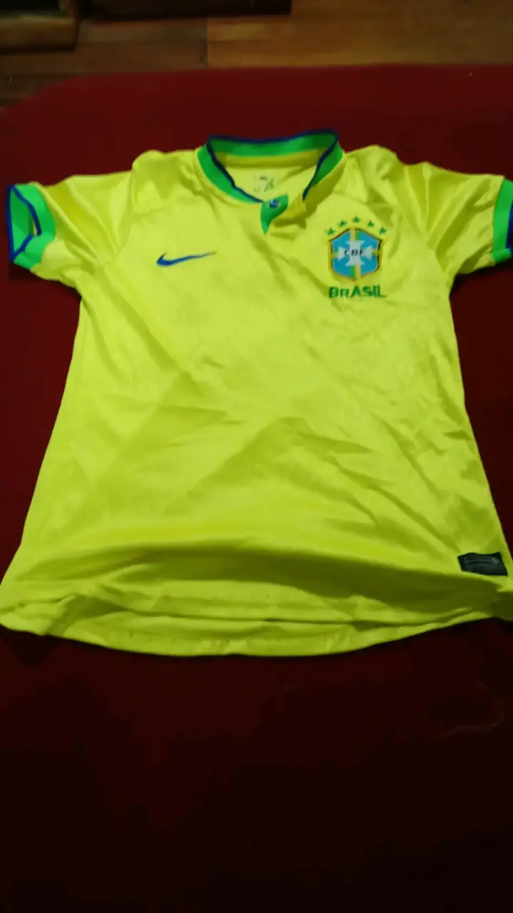 Camiseta Brasil Nike amarilla fútbol - 1