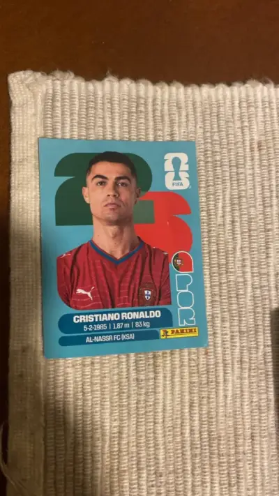 Lámina Panini FIFA 2026 Cristiano Ronaldo - miniatura 1