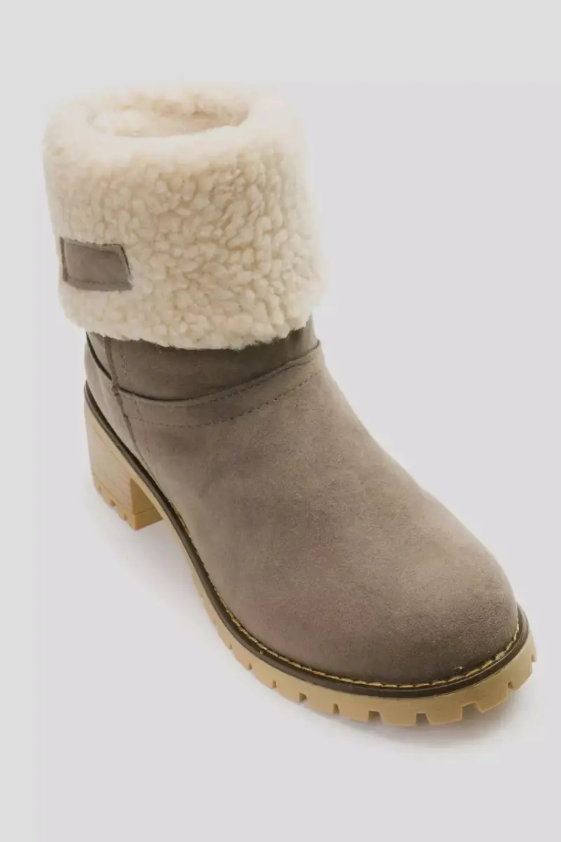 Botas de gamuza con forro de lana - 3
