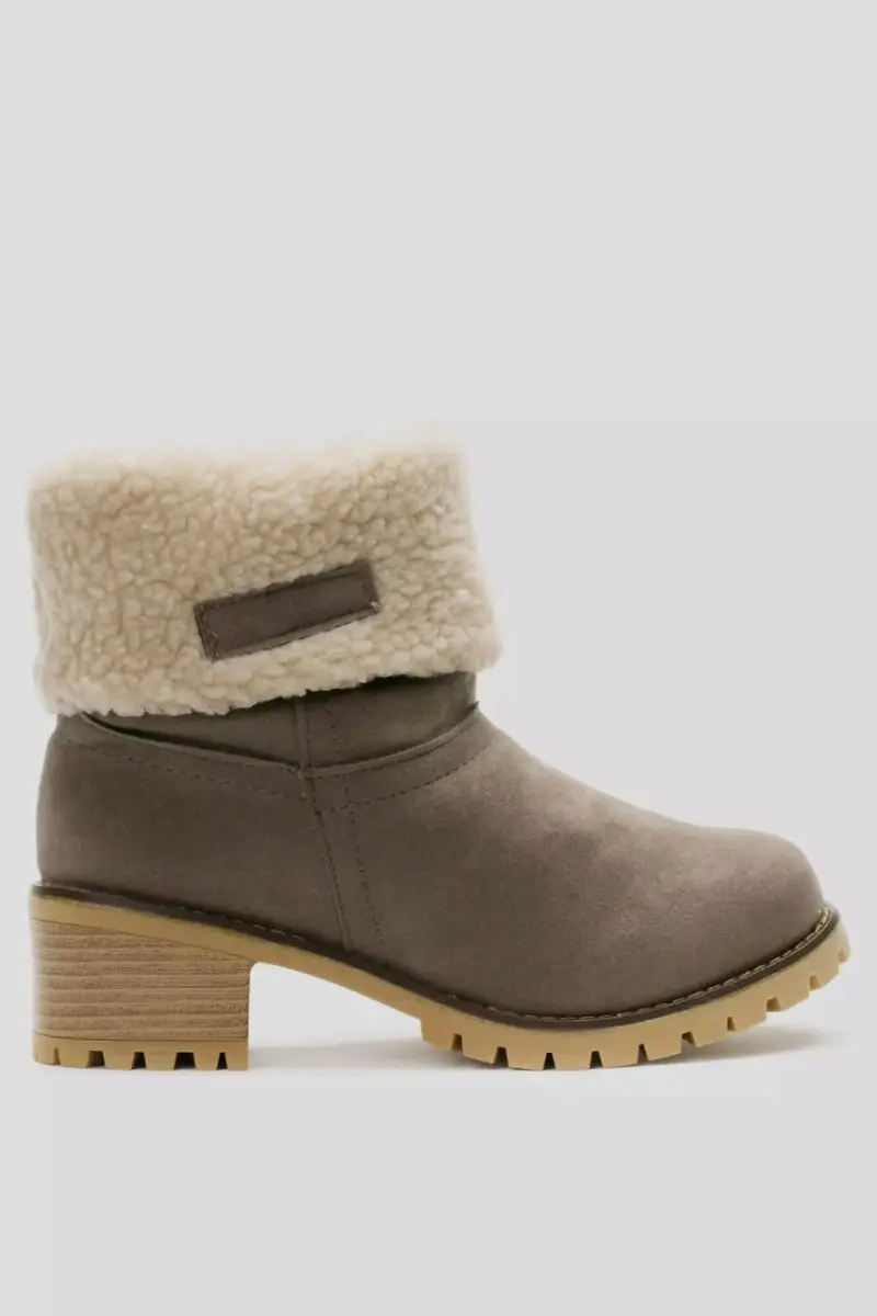 Botas de gamuza con forro de lana - 4