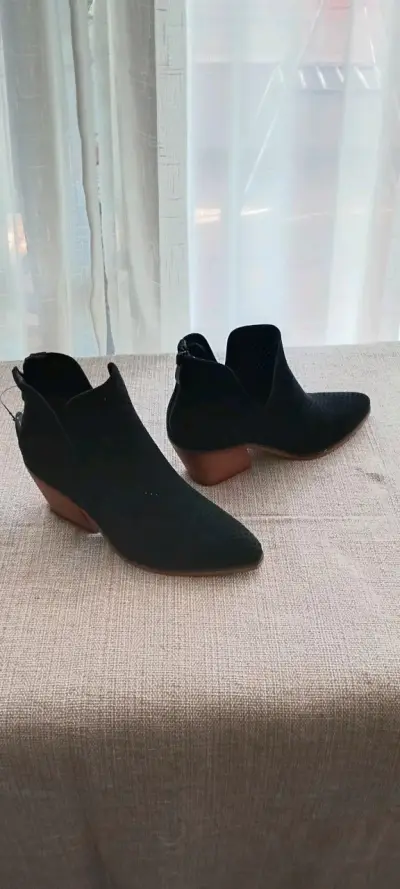 Botines camperos de gamuza negros - miniatura 4