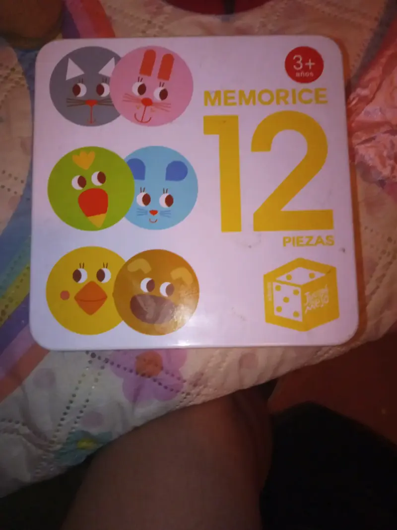 Juego de Memoria Infantil 12 Piezas