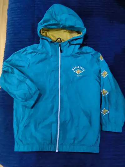 Cortaviento Maui & Sons azul con capucha - miniatura 1