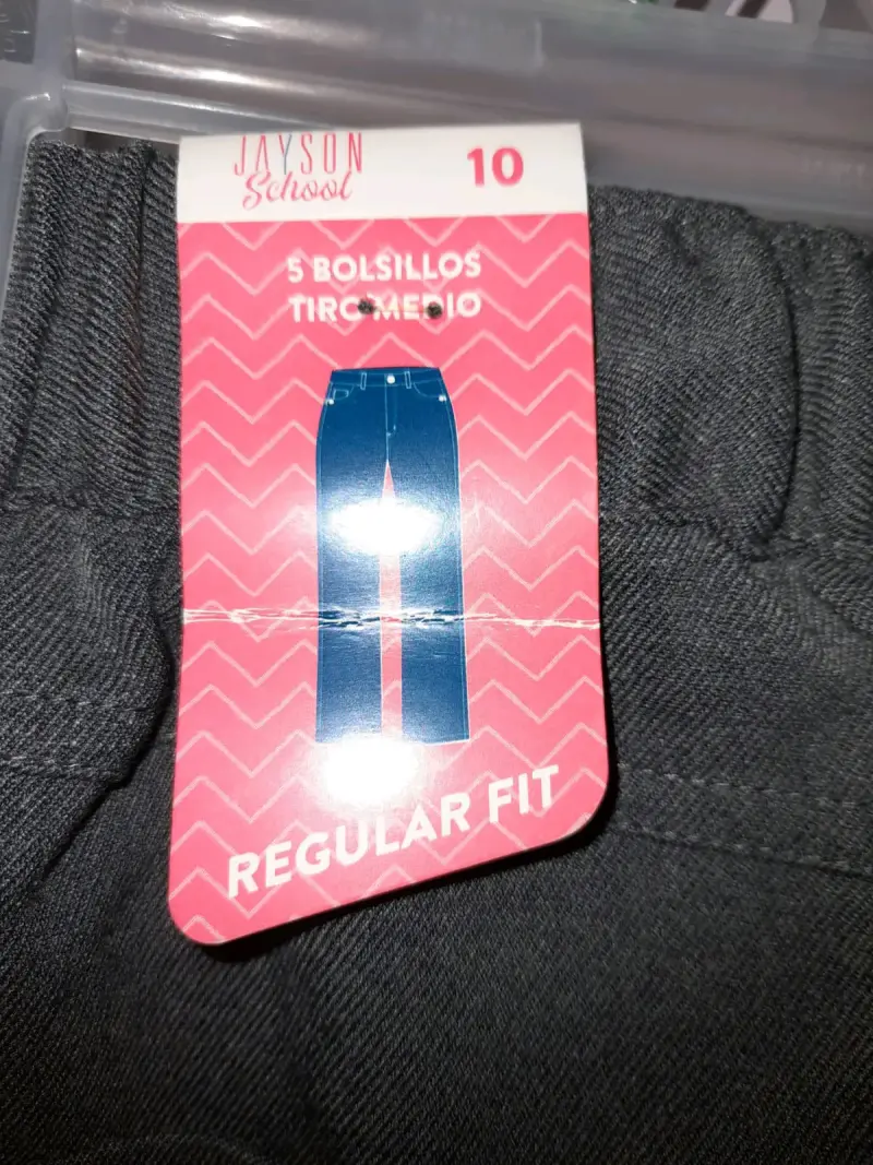 Pantalones grises talla 10 nuevos - 2