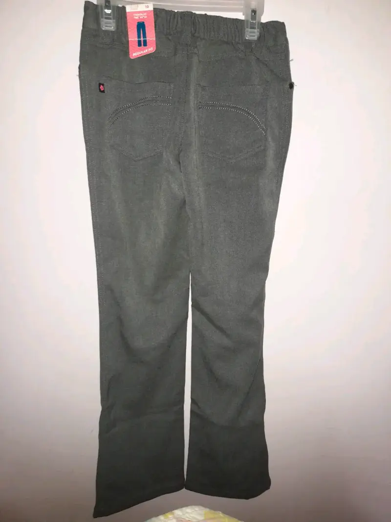 Pantalones grises talla 10 nuevos - 5
