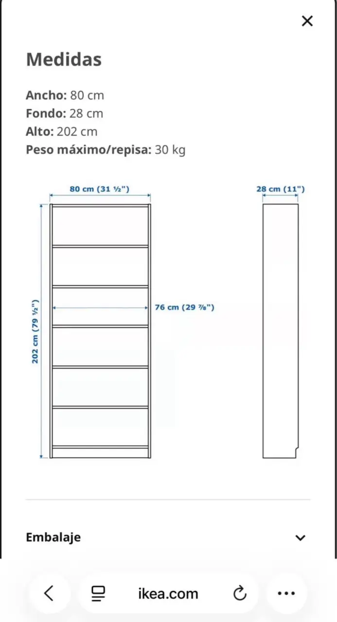 estante ikea billy blanco - 6