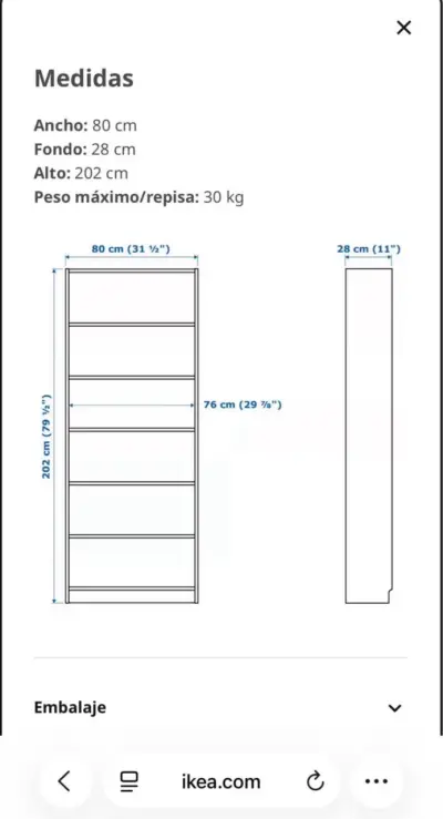 estante ikea billy blanco - miniatura 6