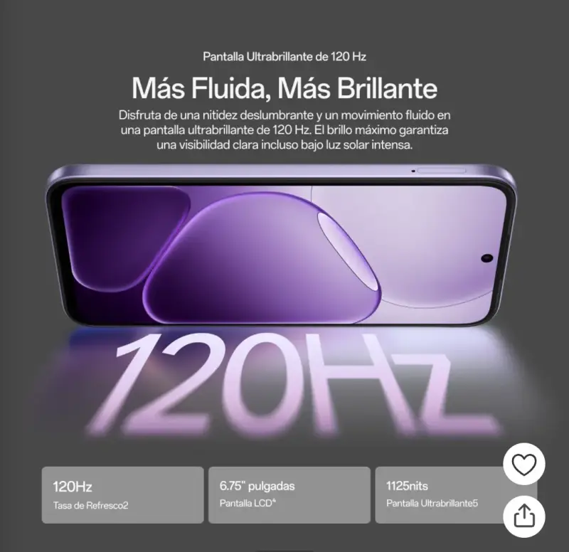Smartphone OPPO A6X 5G 256GB Gris - 2