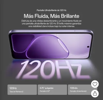 Smartphone OPPO A6X 5G 256GB Gris - miniatura 2