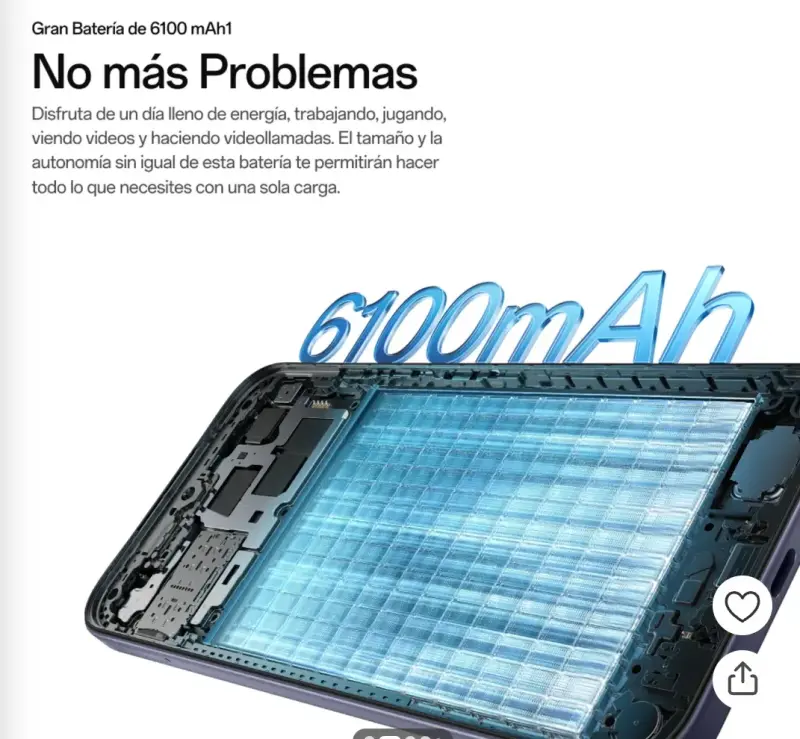 Smartphone OPPO A6X 5G 256GB Gris - 3