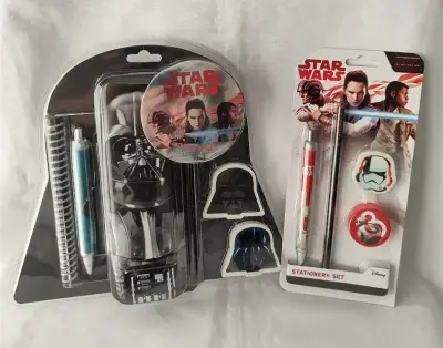Star Wars Set Estuche Metálico Lapiz Goma Libreta - miniatura 1