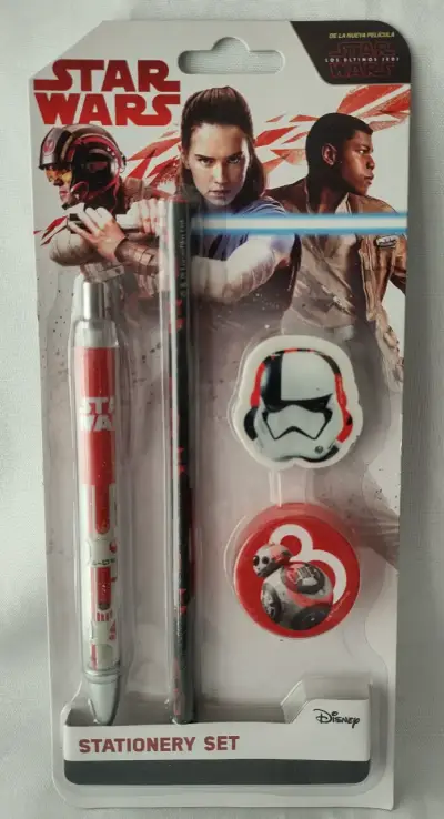 Star Wars Set Estuche Metálico Lapiz Goma Libreta - miniatura 3