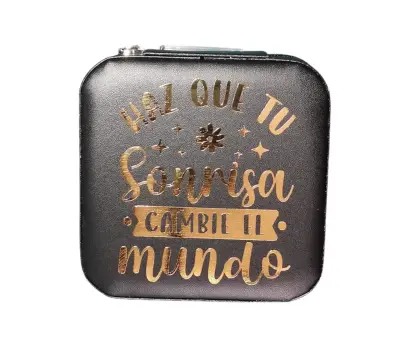 Joyero negro portátil - miniatura 1